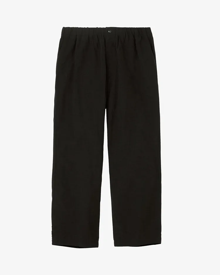Goldwin / Relax Straight Easy Pants / BLACK (BK)