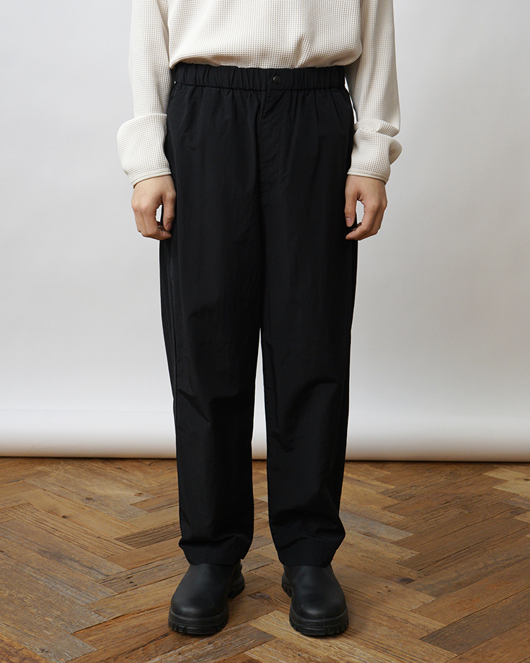 Goldwin / Relax Straight Easy Pants / BLACK (BK)