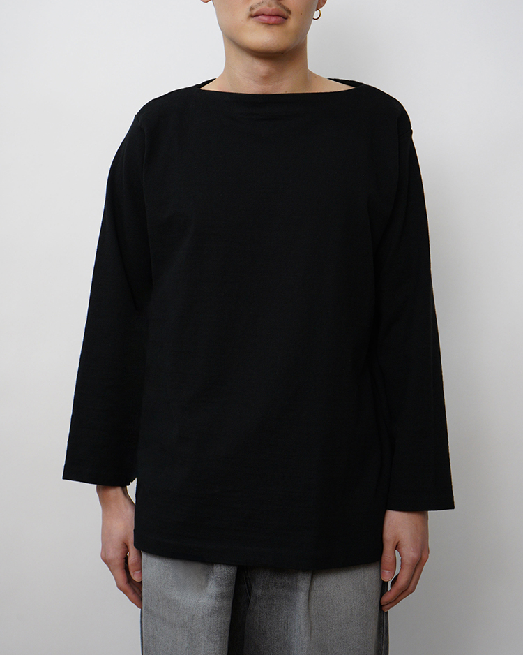 YAECA (MEN) / Basque Shirt / BLACK