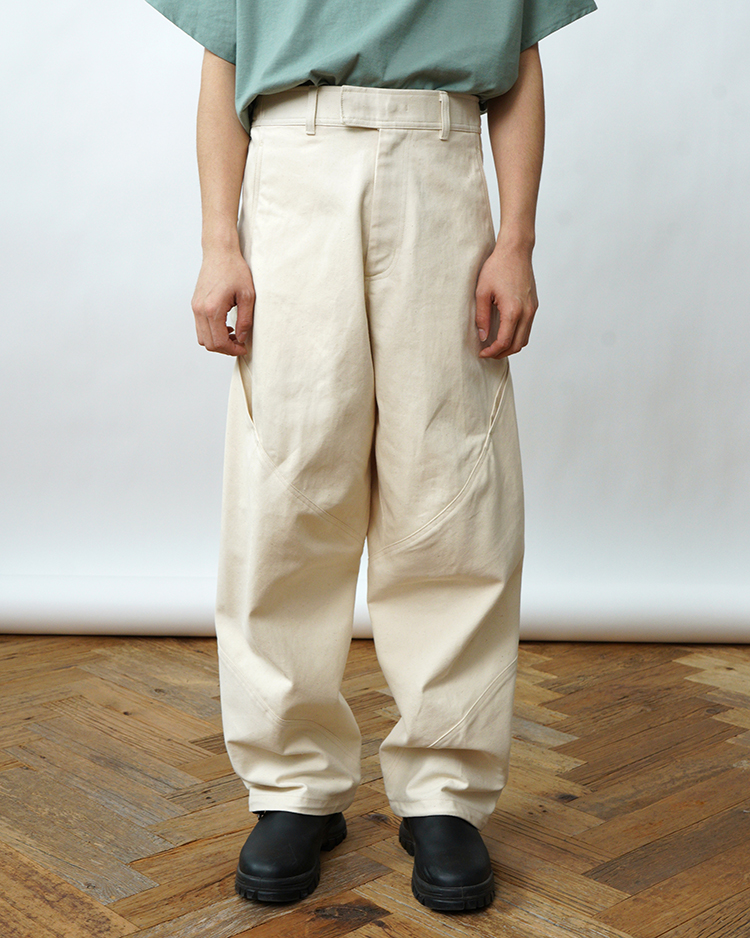 Goldwin 0 / Helicoid Jeans / BONE WHITE (BT)