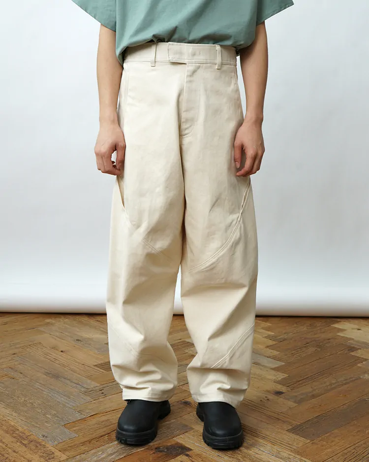 Goldwin 0 / Helicoid Jeans / BONE WHITE (BT)