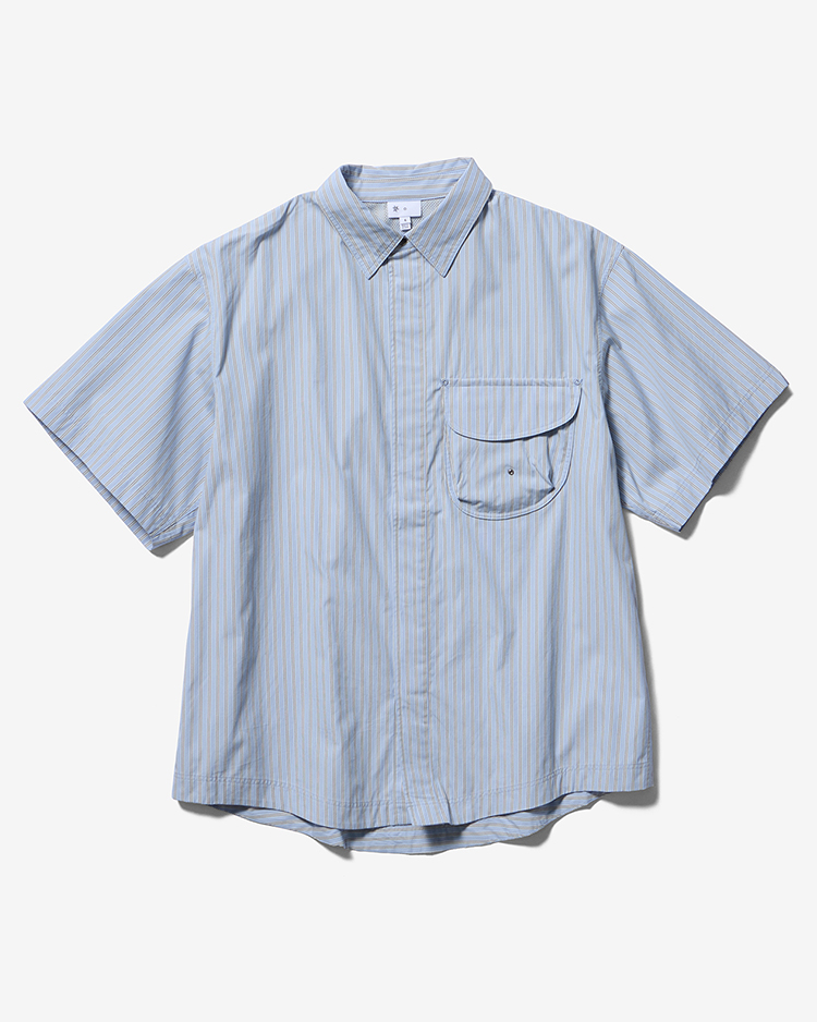 Goldwin 0 / Retroreflective Short Sleeved Shirt /  CHILL SAXE (HX)