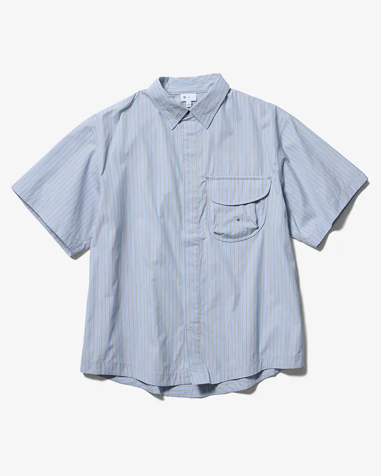 Goldwin 0 / Retroreflective Short Sleeved Shirt /  CHILL SAXE (HX)