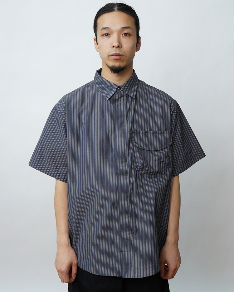 Goldwin 0 / Retroreflective Short Sleeved Shirt / DEEP CHARCOAL (DH)