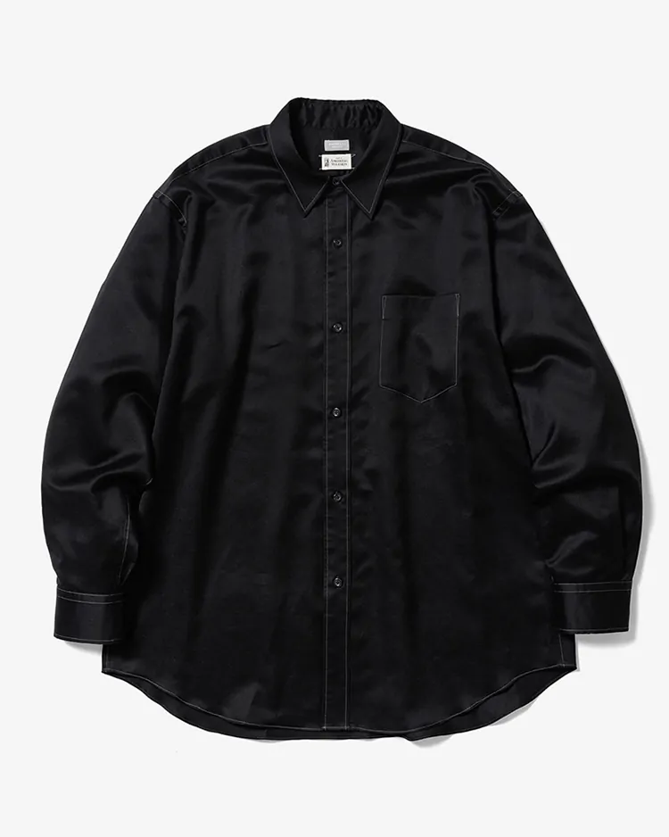 AMOSKEAG / REGULAR COLLAR SHIRT / BLACK