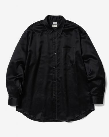  / REGULAR COLLAR SHIRT / BLACK