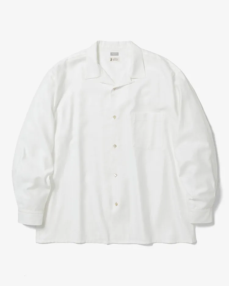 AMOSKEAG / OPEN COLLAR SHIRTS / WHITE