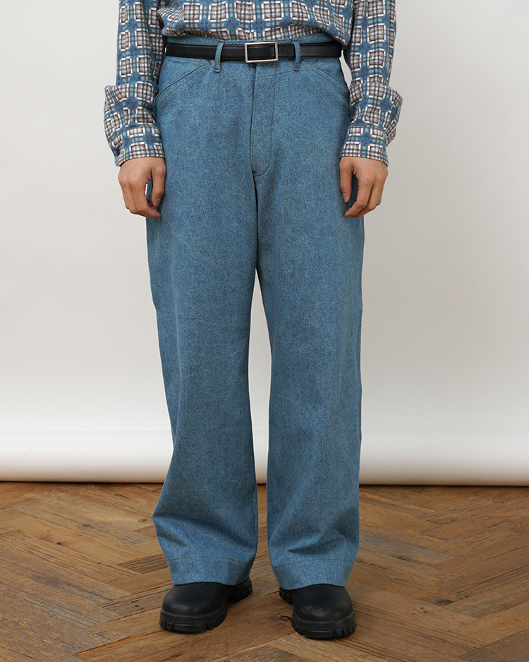 AMOSKEAG / EARLY WORK TROUSERS / INDIGO