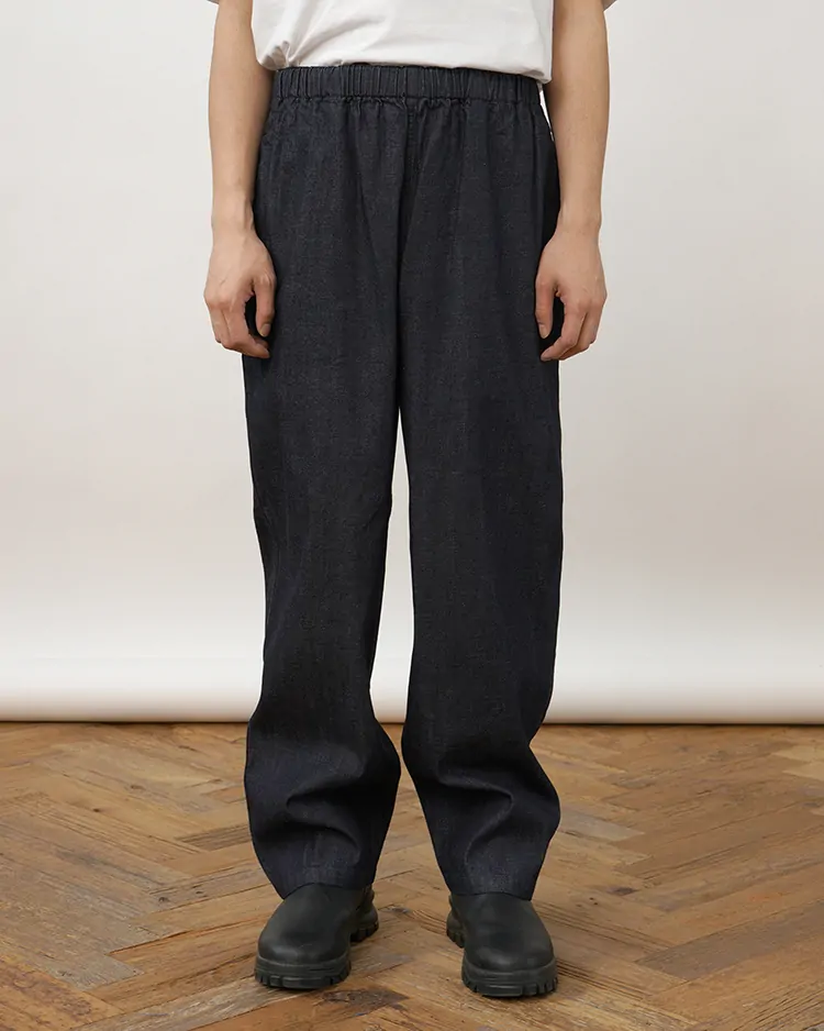 Y / ORGANIC COTTON LIGHT DENIM / NAVY