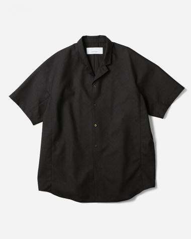  / Short Sleeve Shirt Jacket / BLACK