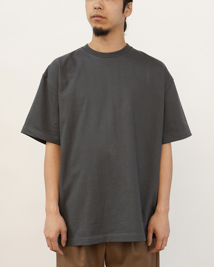 Graphpaper (MEN) / Heavy Weight S/S Oversized Tee / GREY