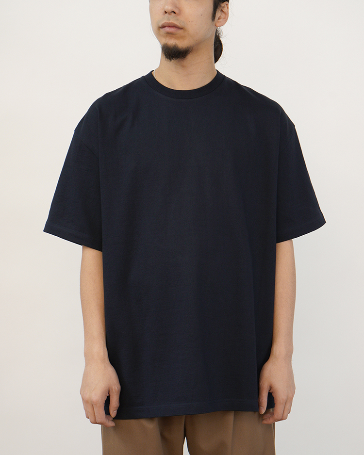Graphpaper (MEN) / Heavy Weight S/S Oversized Tee / NAVY