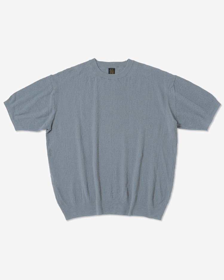 BATONER (MEN) / AMUNDSEN CREW NECK SHORT SLEEVE / GRAYISH SAX