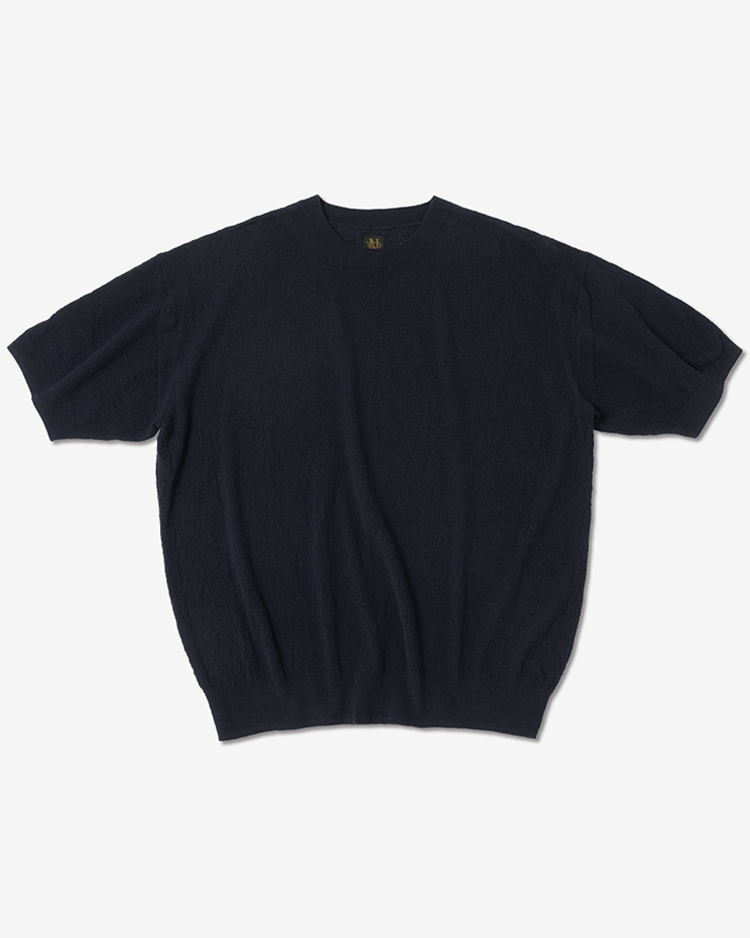 BATONER (MEN) / AMUNDSEN CREW NECK SHORT SLEEVE / NAVY