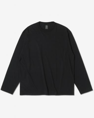  / INNOCENT COTTON LONG SLEEVE T-SHIRT / BLACK