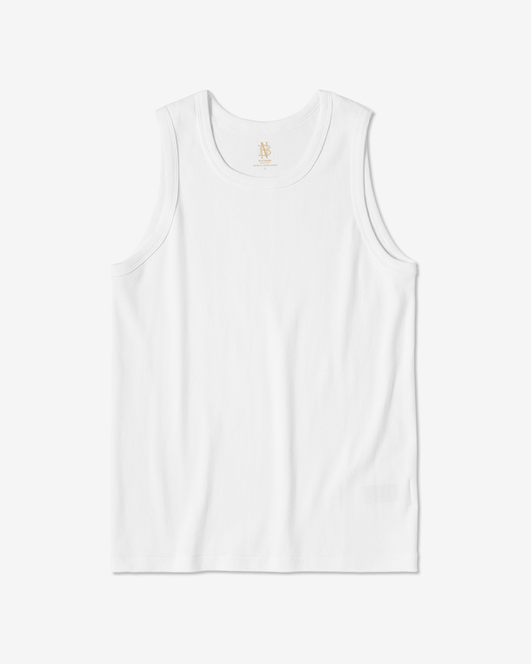 BATONER (MEN) / SEAMLESS INNER TANK TOP / WHITE