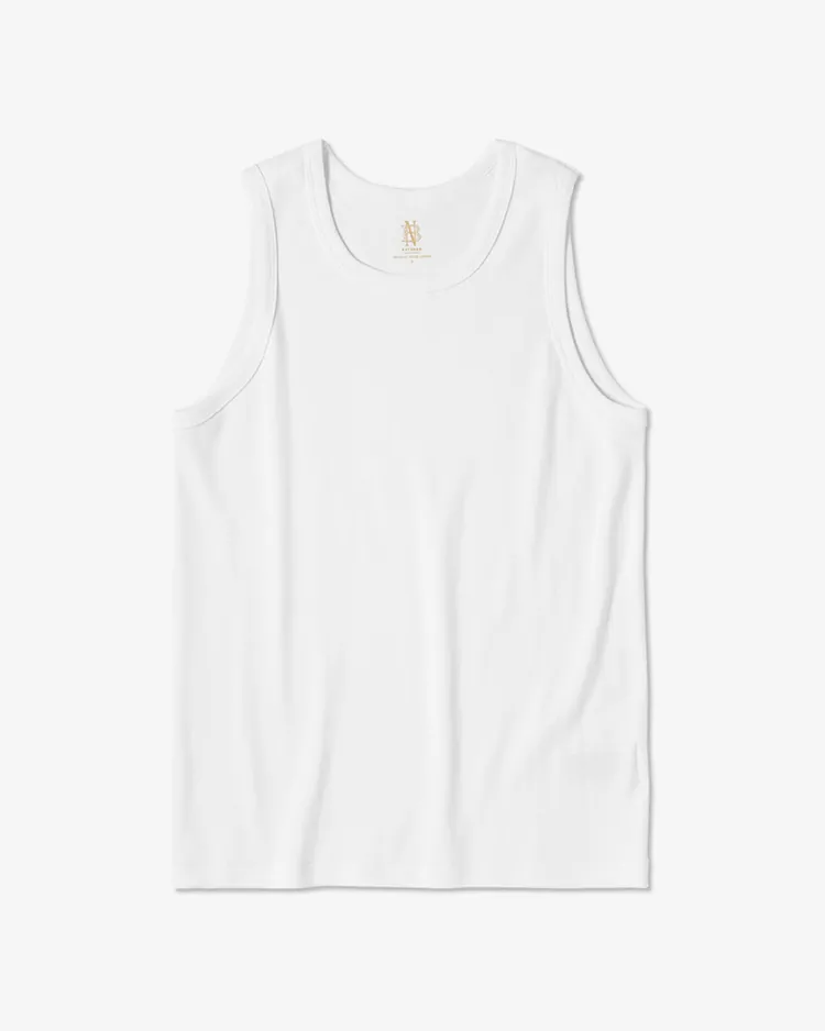 BATONER (MEN) / SEAMLESS INNER TANK TOP / WHITE