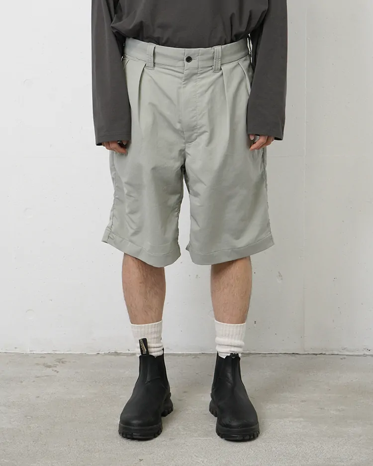 nanamica / ALPHADRY Double Pleat shorts / LK(Light Khaki)