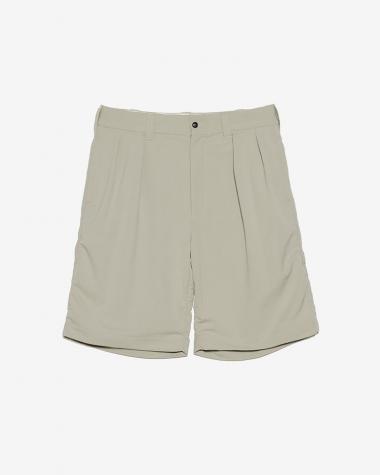 nanamica / ALPHADRY Double Pleat shorts / LK(Light Khaki)