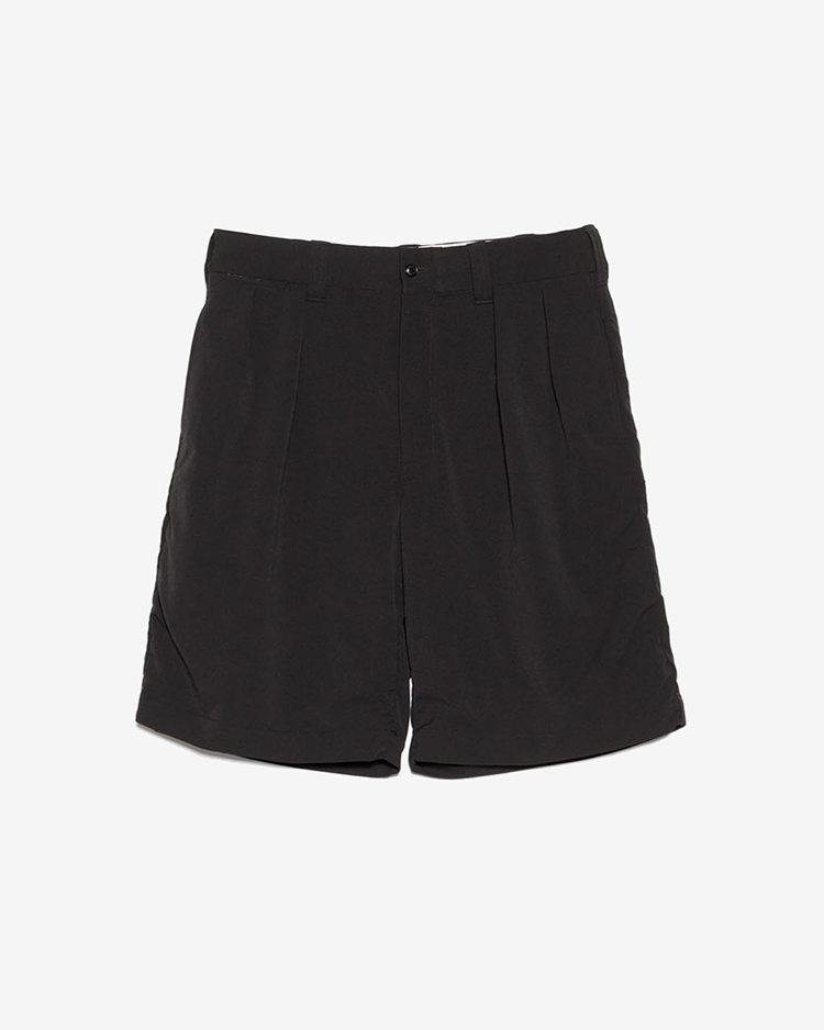 nanamica / ALPHADRY Double Pleat shorts / K(Black)