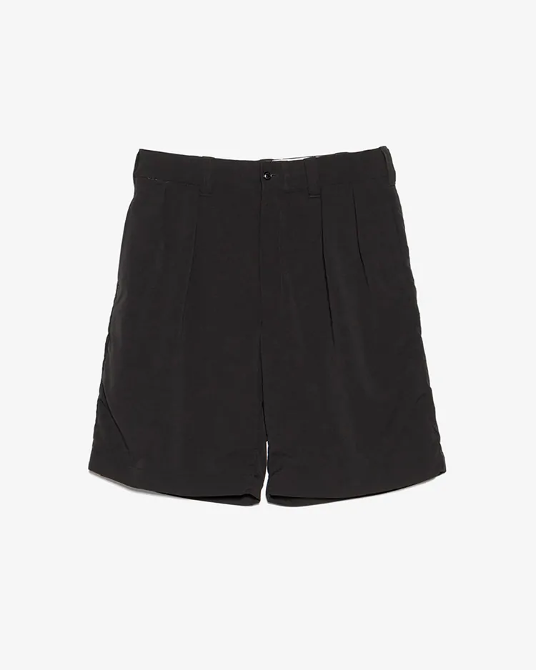 nanamica / ALPHADRY Double Pleat shorts / K(Black)