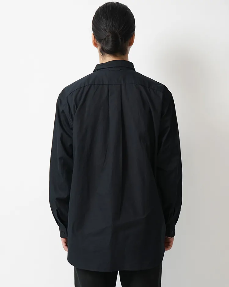 YAECA (MEN) / BUTTON SHIRT - WIDE / D.NAVY