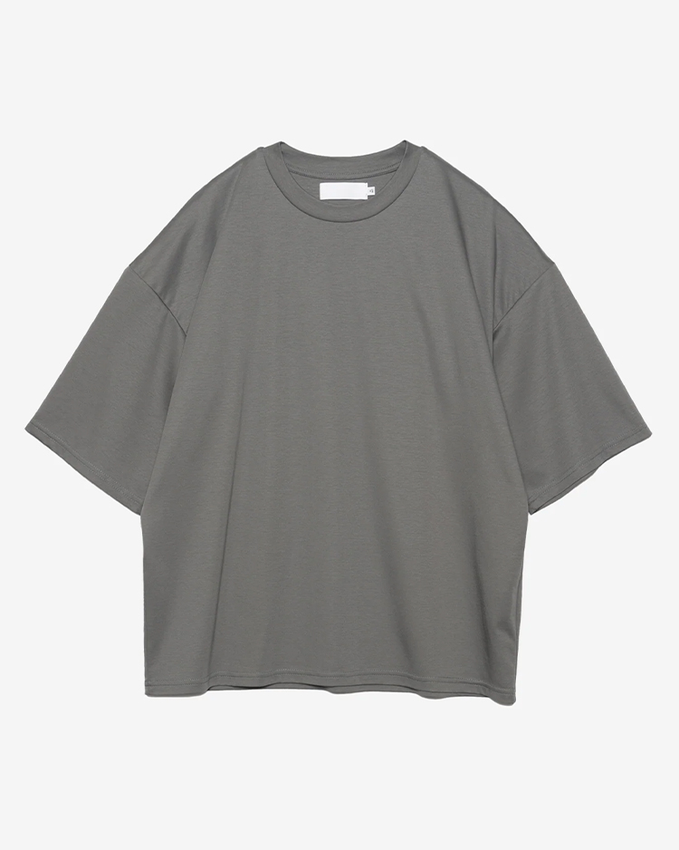 Graphpaper (WOMEN) / Fine Smooth Crew Neck Tee / GRAY