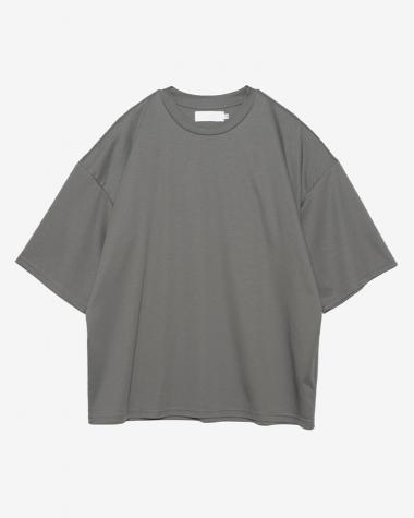 / Fine Smooth Crew Neck Tee / GRAY