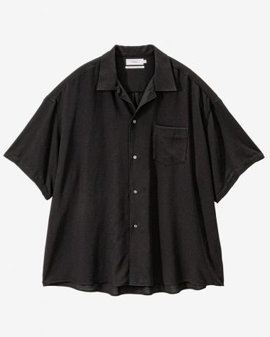  / Viscose Viyella S/S Sleeping Shirt / CHARCOAL