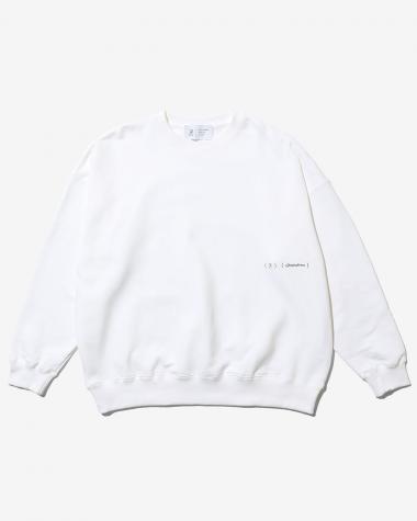  / RDC×Alpha Theta euphonia Sweat / WHITE