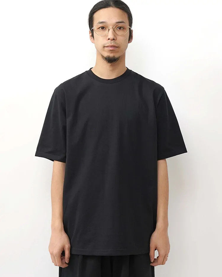 Graphpaper (MEN) / 2-Pack Crew Neck Tee / BLACK