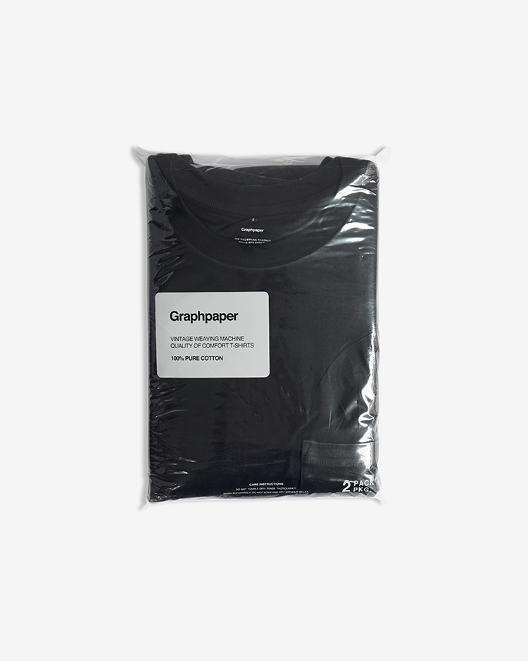 Graphpaper (MEN) / 2-Pack S/S Pocket Tee / NAVY