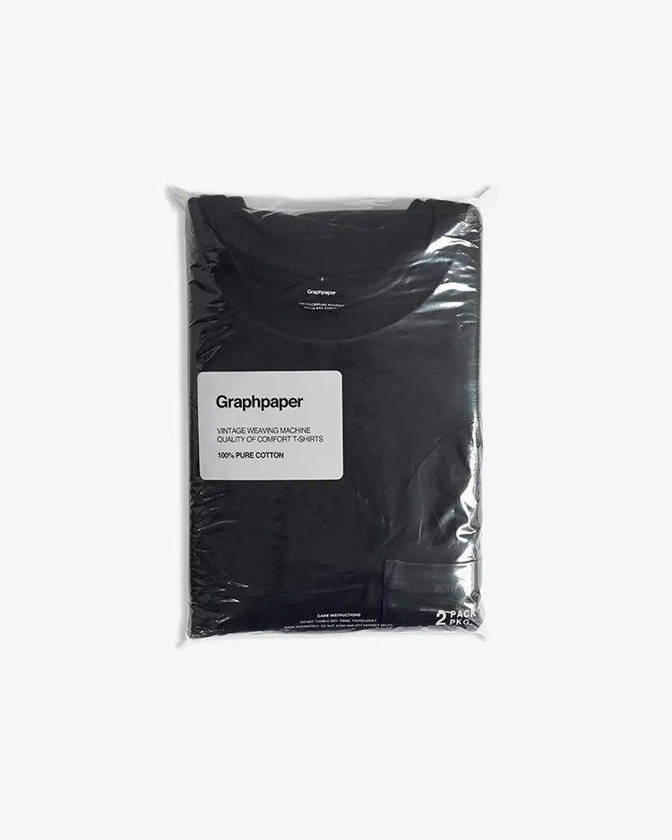 Graphpaper (MEN) / 2-Pack S/S Pocket Tee / NAVY