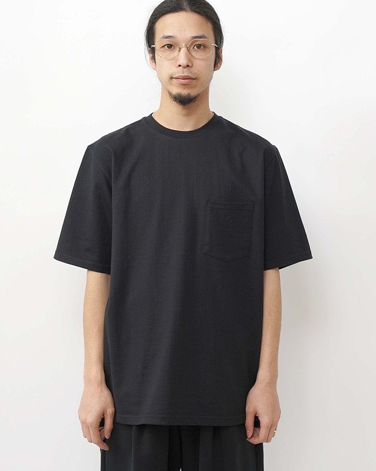 Graphpaper (MEN) / 2-Pack S/S Pocket Tee / BLACK
