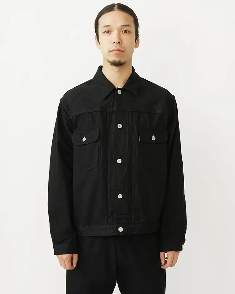 PHIGVEL / CLASSIC JEAN JACKET / BLACK