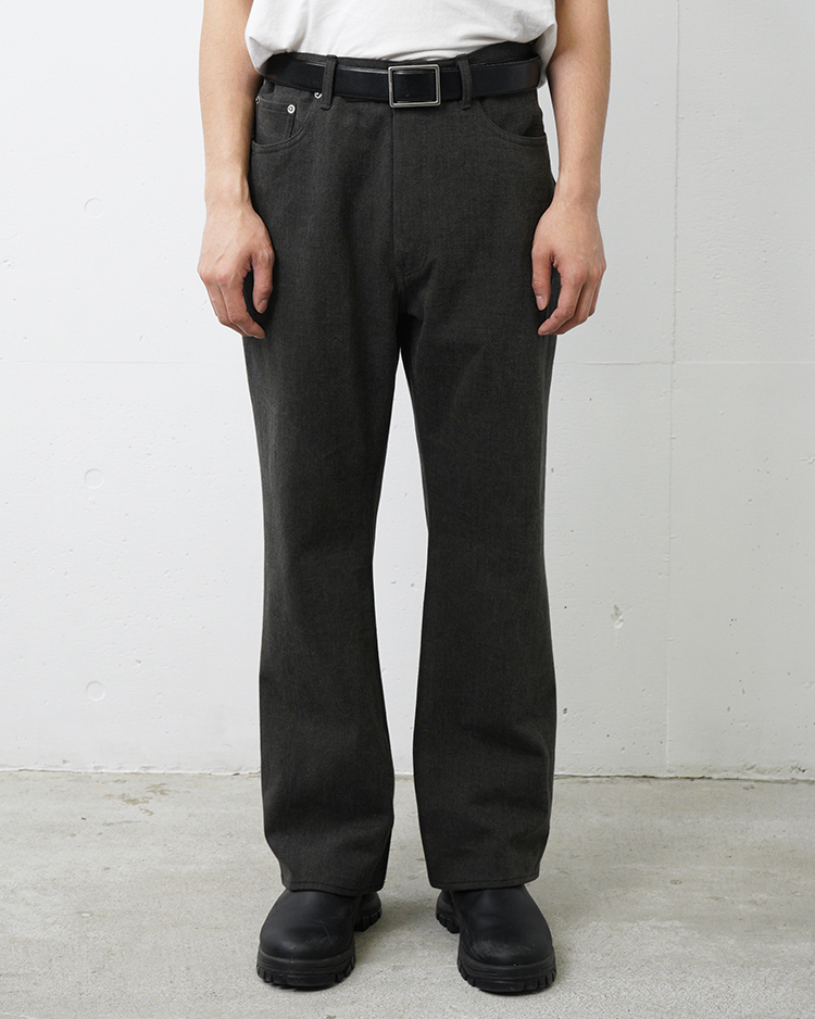 AMOSKEAG / BOOTS CUT PANTS / CHARCOAL