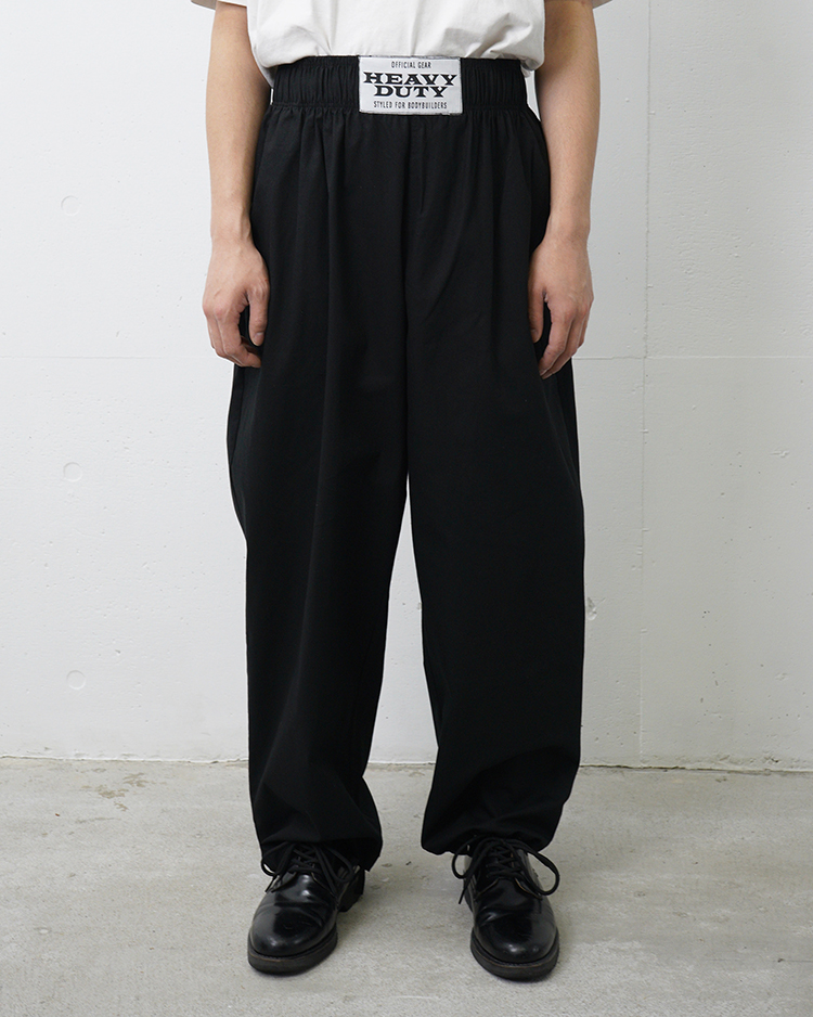 Y,IWO / Hardware Muscle Pants / BLACK