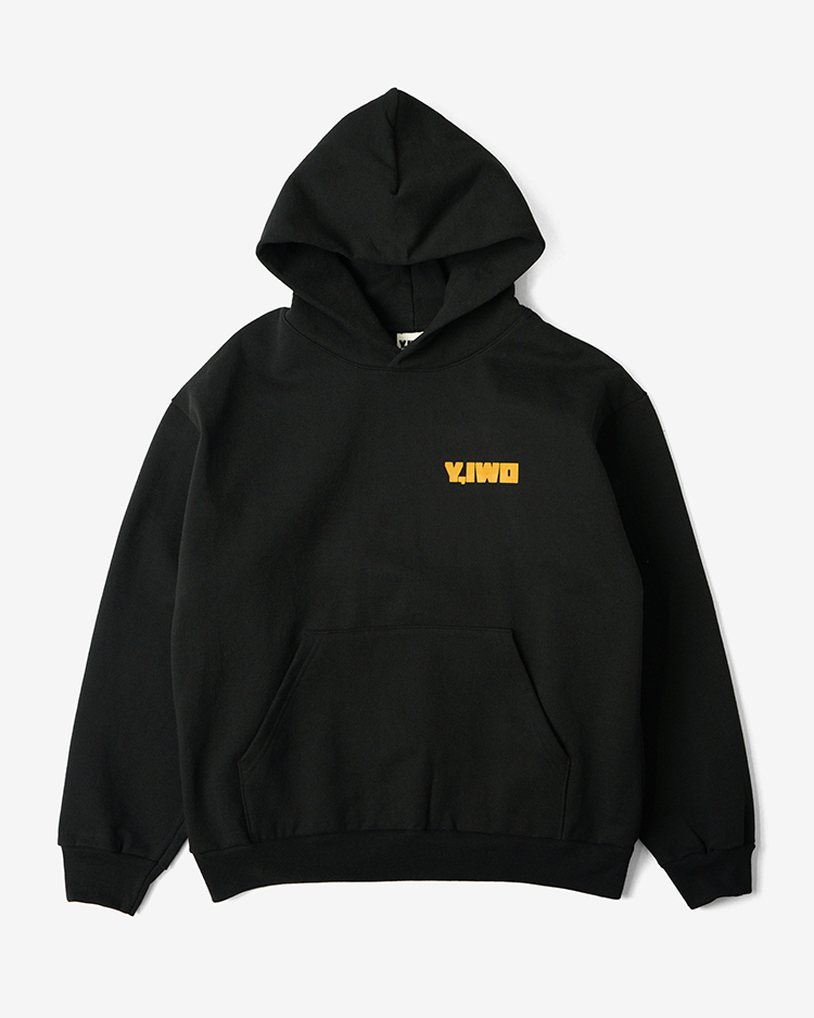 Y,IWO / Hardwear Hoodie / BLACK × GOLD
