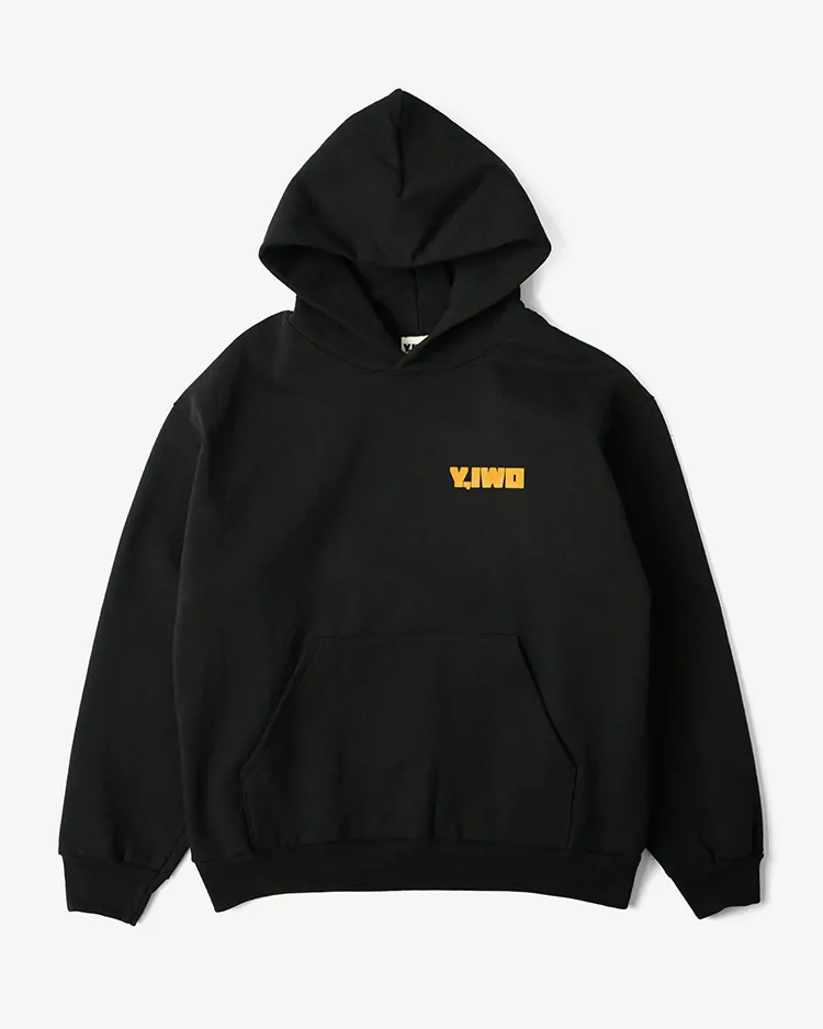 Y,IWO / Hardwear Hoodie / BLACK × GOLD