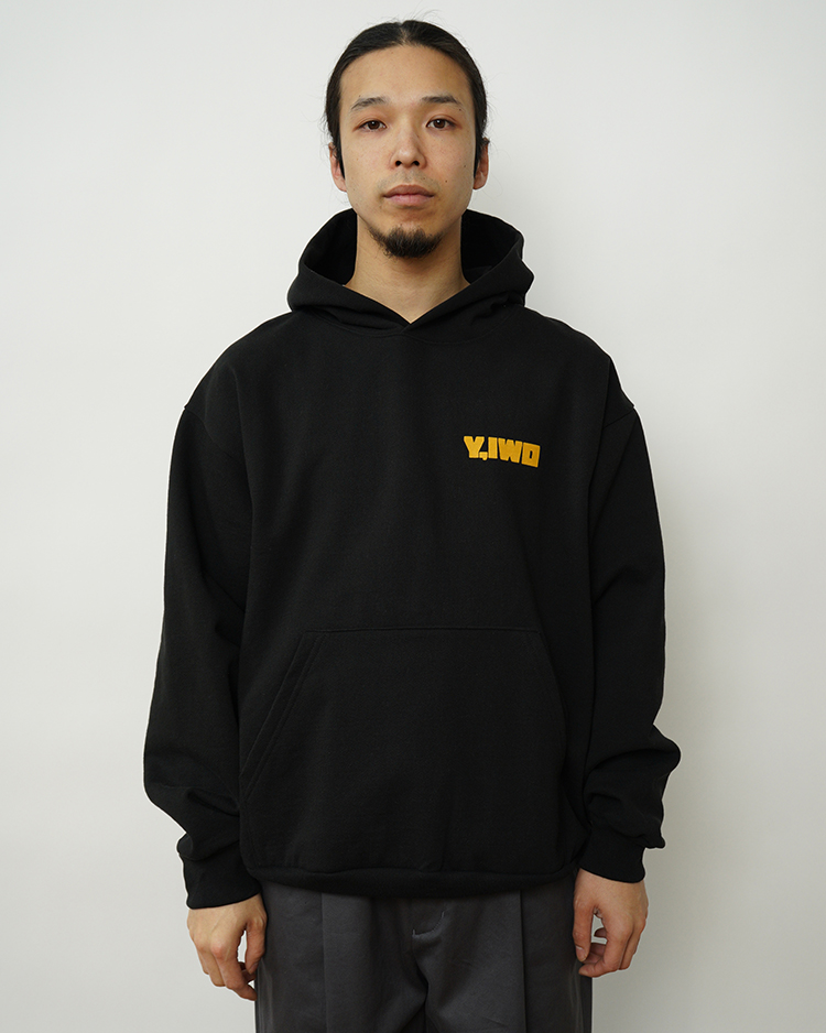 Y,IWO / Hardwear Hoodie / BLACK × GOLD