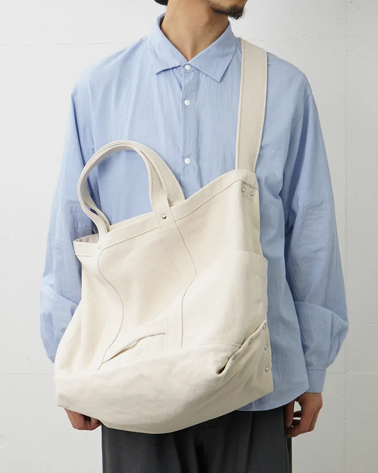 YAECA (MEN) / TOOL BAG LARGE / NATURAL