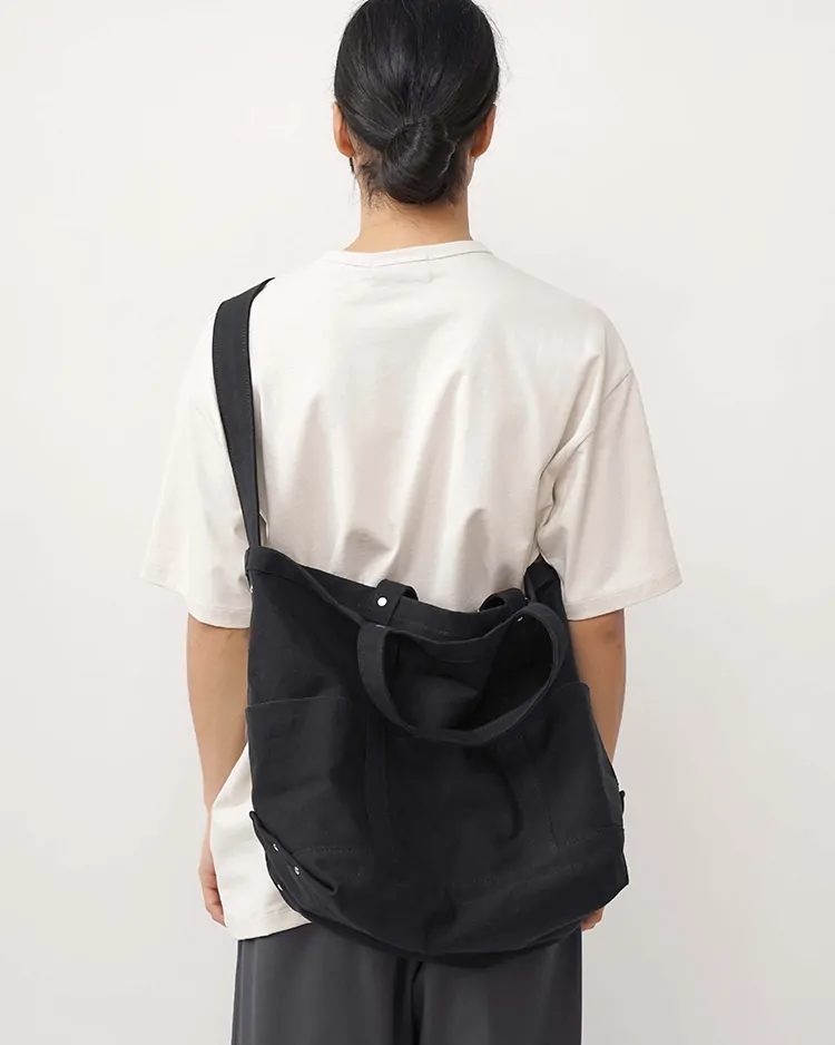 YAECA (MEN) / TOOL BAG LARGE / K.BLACK