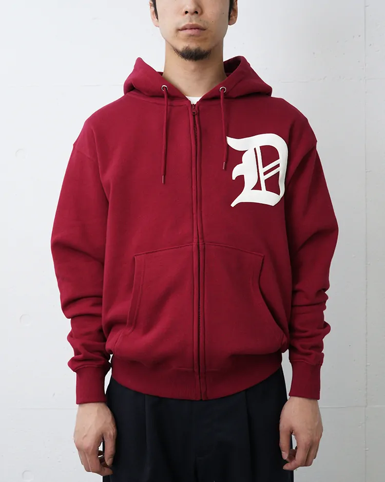 D&D (Souvenir items) / D&D ”D”LOGO ZIP HOODIE / RED