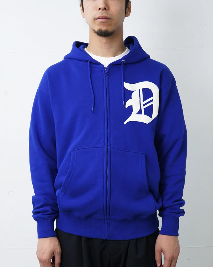 D&D (Souvenir items) / D&D ”D”LOGO ZIP HOODIE / BLUE