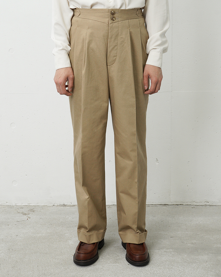 ORRS / Sw.Chino Trousers / KHAKI BEIGE