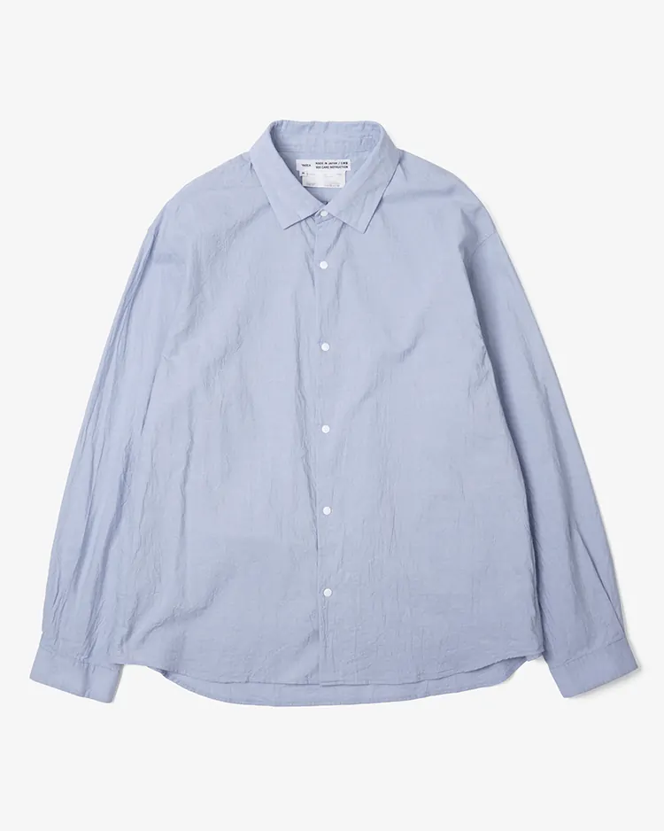 YAECA (MEN) / Comfort Shirt-Extra Wide  / BLUE