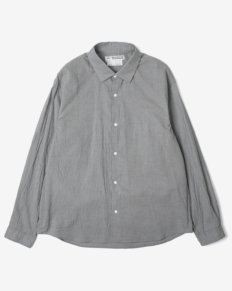 YAECA (MEN) / Comfort Shirt-Extra Wide  / GRAY
