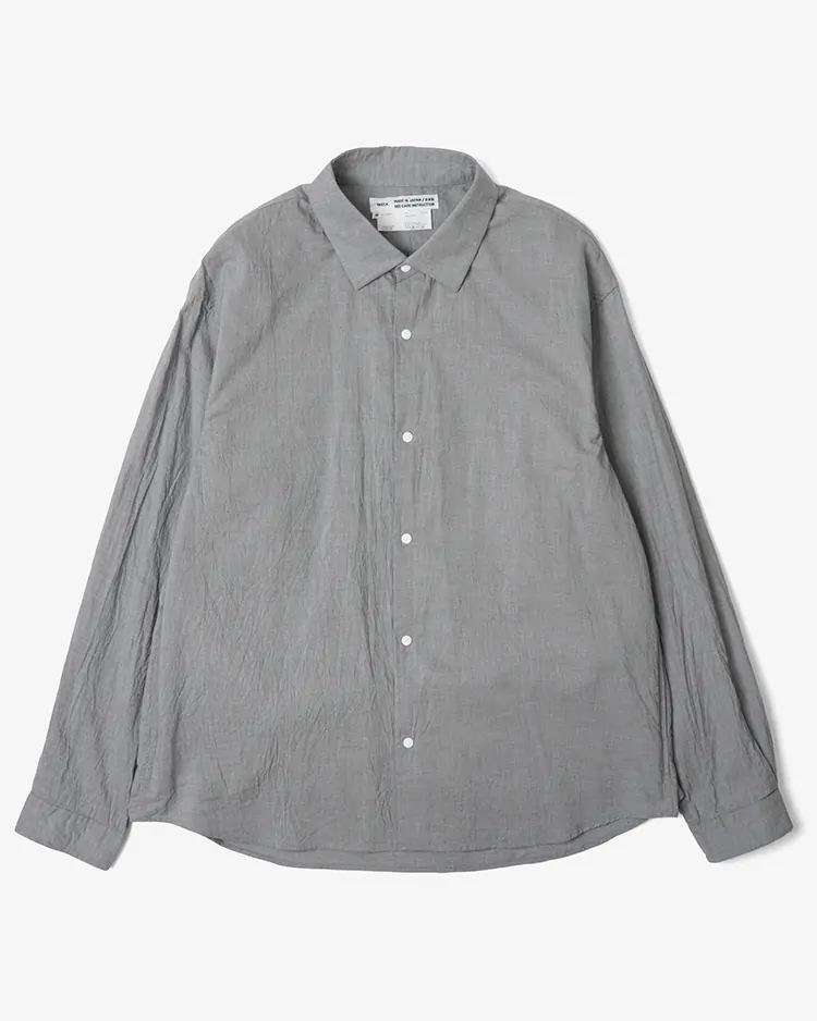YAECA (MEN) / Comfort Shirt-Extra Wide  / GRAY