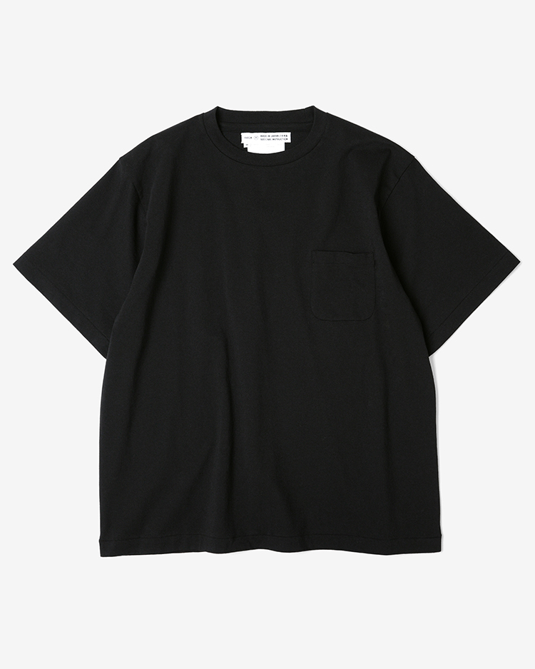 YAECA (MEN) / Dry-Touch T-Shirt / BLACK