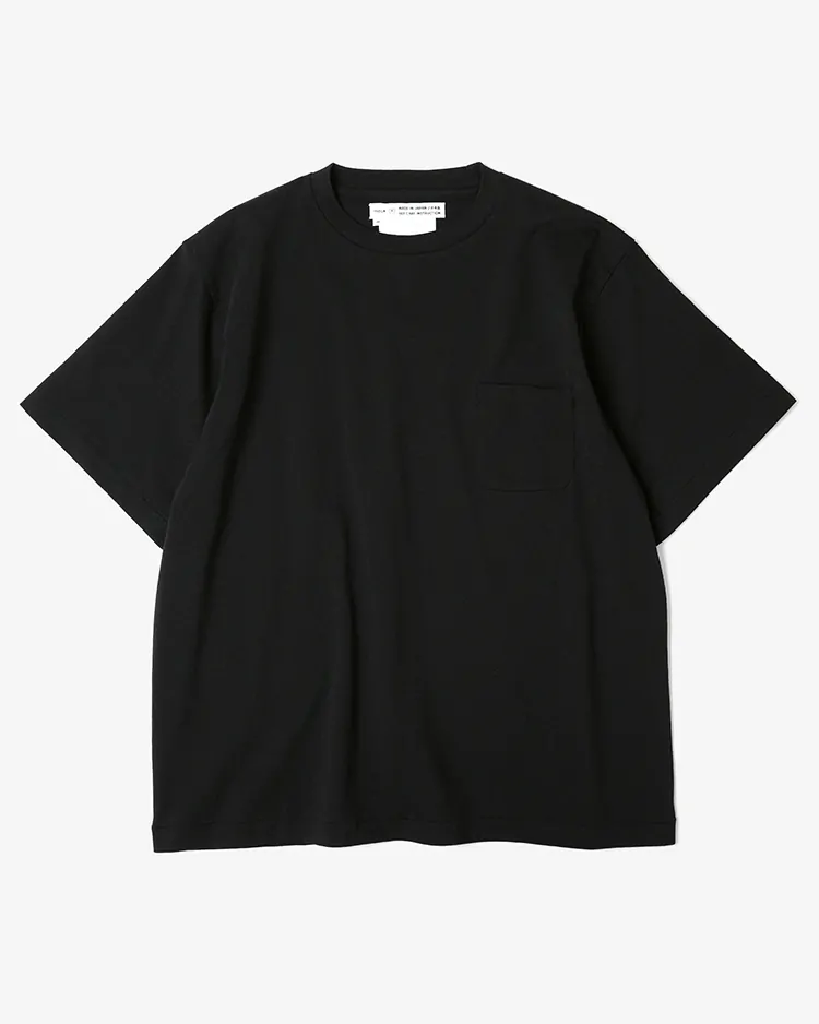 YAECA (MEN) / Dry-Touch T-Shirt / BLACK